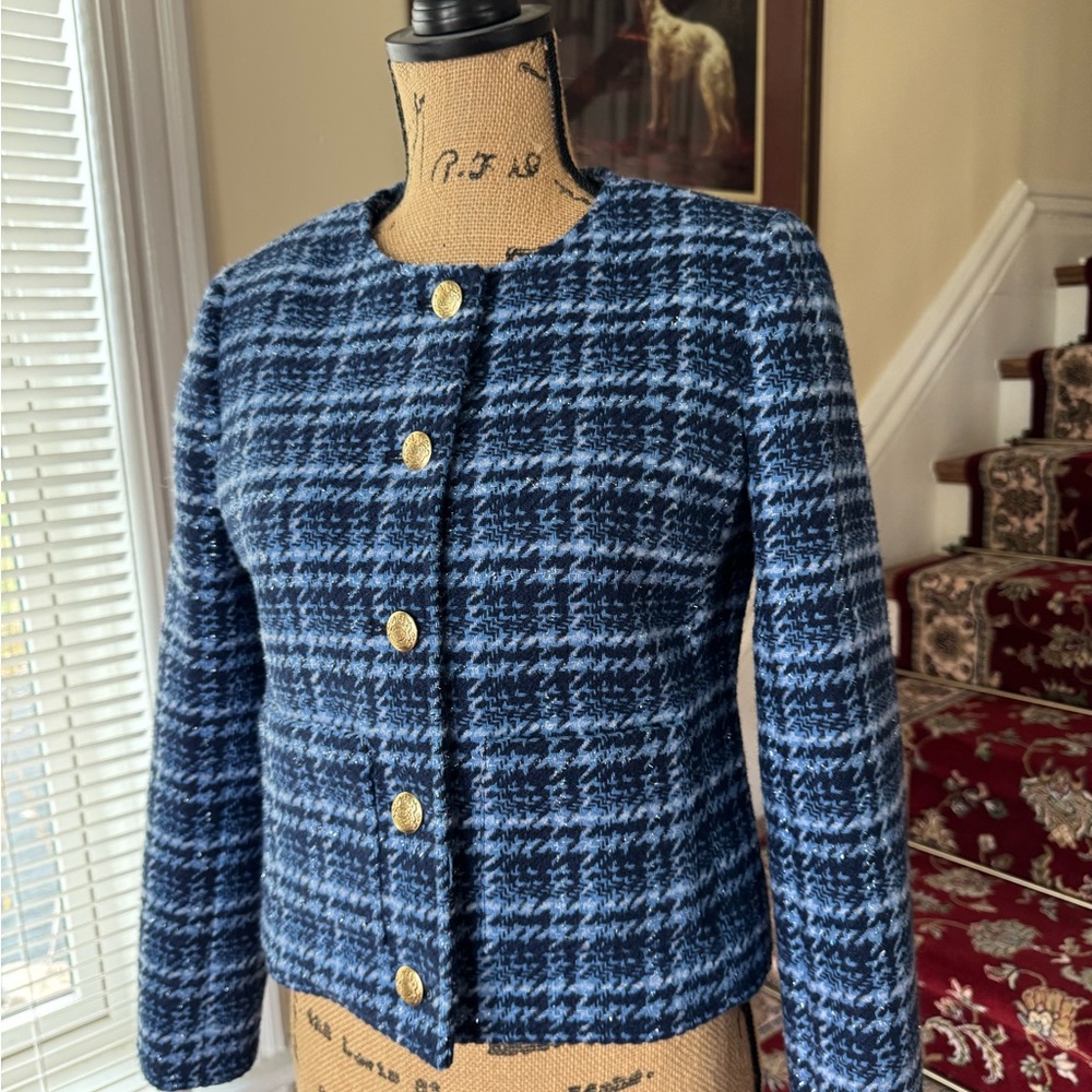 J Crew Tweed Blazer - New with tags.
